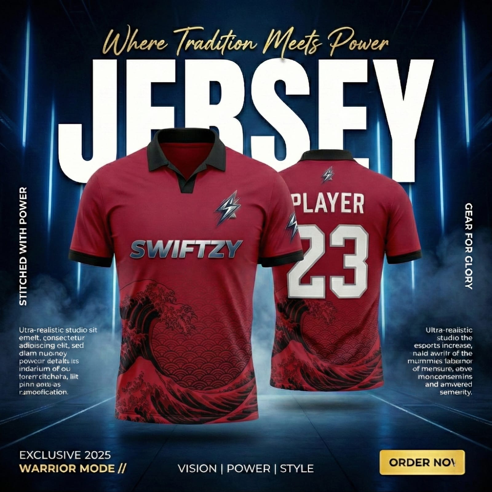 High quality cricket jersey