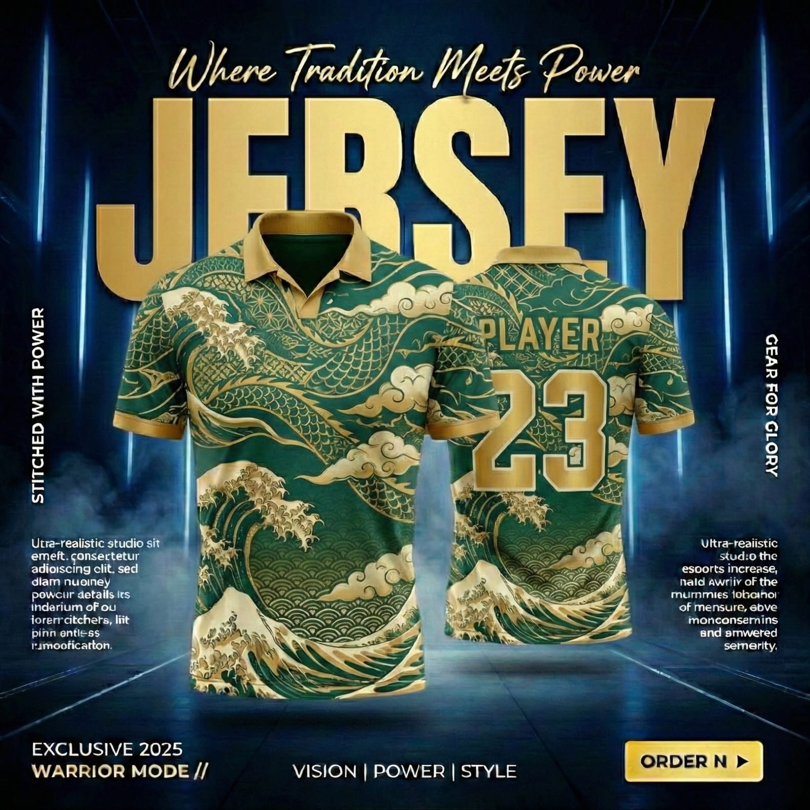 Custom sports jersey Swiftzy