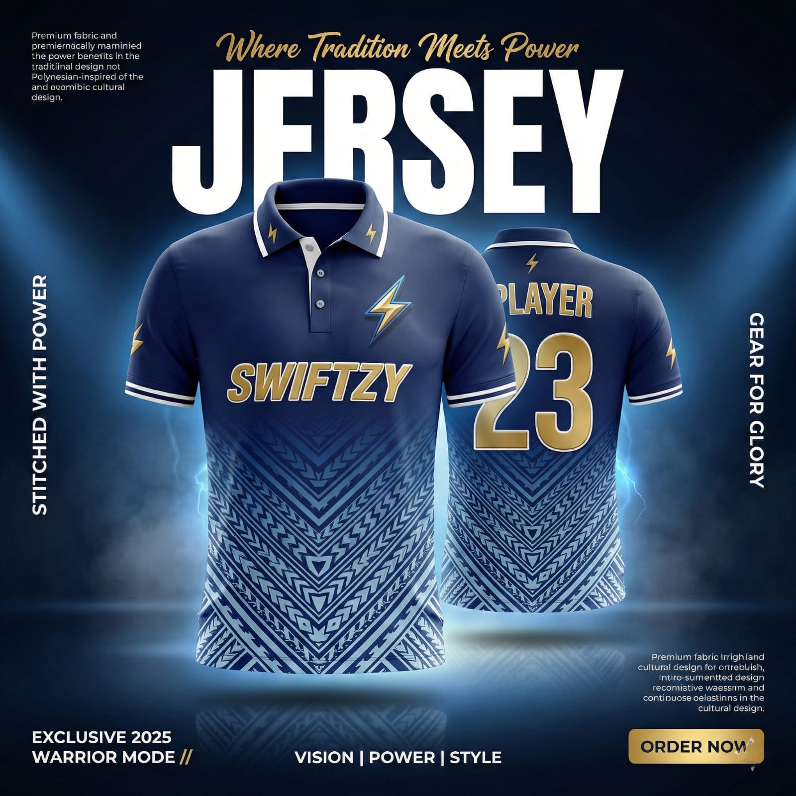 Cricket jersey design Swiftzy